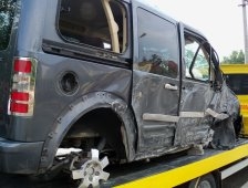 Kuzuluk Yolunda Trafik Kazası