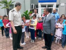 Kuzuluk ilkokulundan ilçe jandarmaya 175. Yıl gezisi