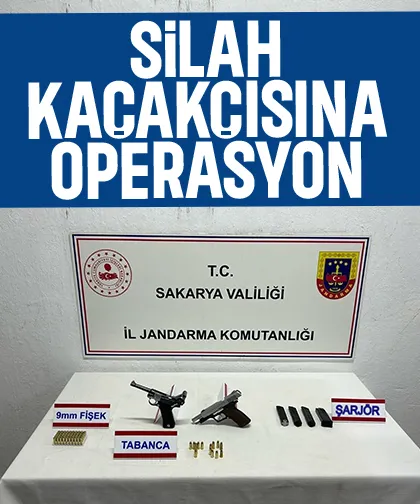 Ruhsatsız silahlarla yakalandı
