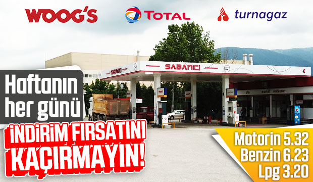 Sabancı Akaryakıtta her gün indirim