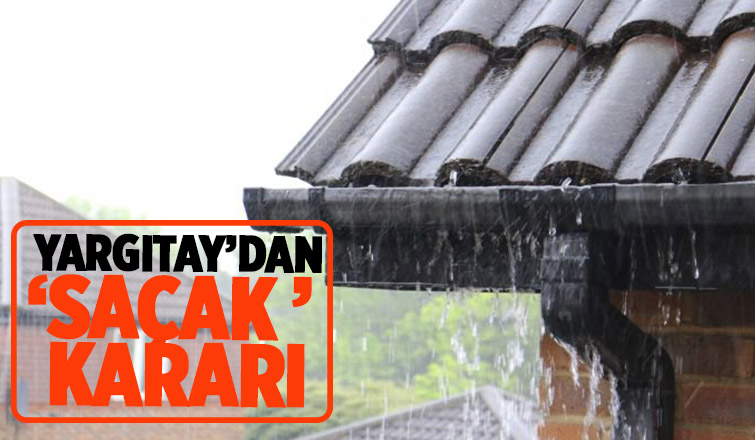 Saçağından yağmur suyu akan komşu şimdi yandı