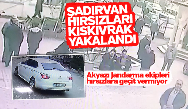 Şadırvan Hırsızları Kıskıvrak Yakalandı