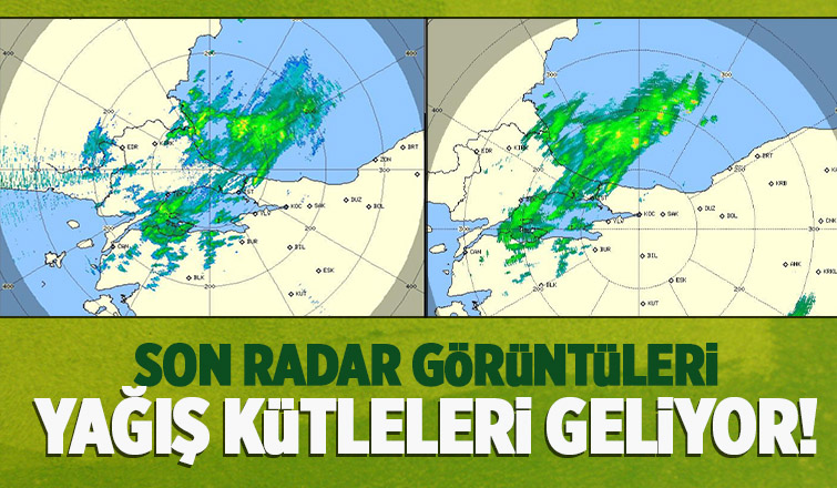 Sağanak yağışa dikkat: Kütleler geliyor