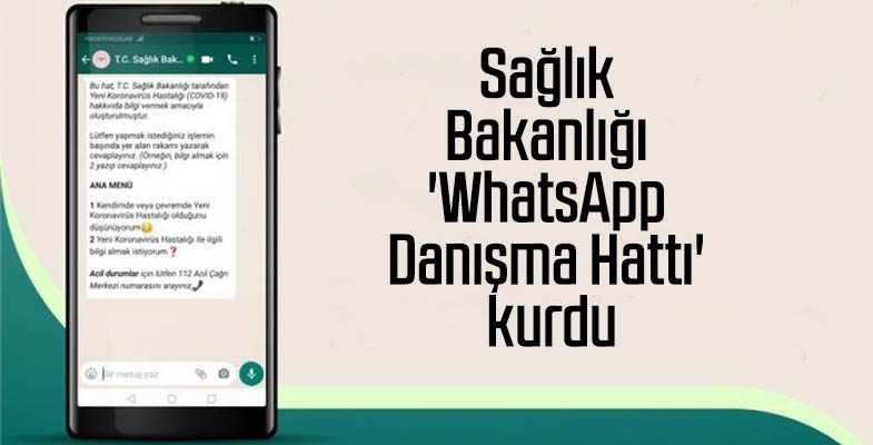 Sağlık Bakanlığı WhatsApp Danışma Hattı kurdu