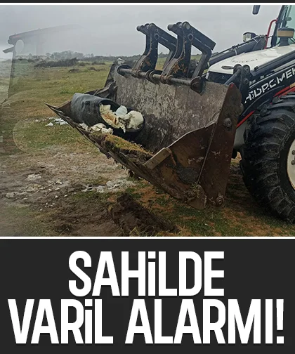 Sahilde gizemli varil alarmı