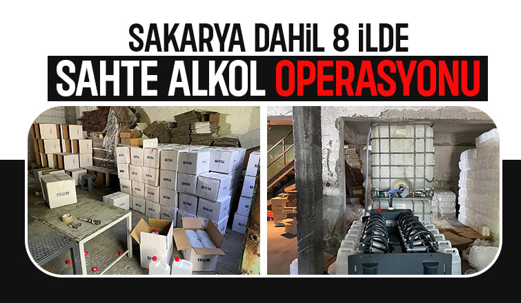Sahte alkol şebekesine operasyon