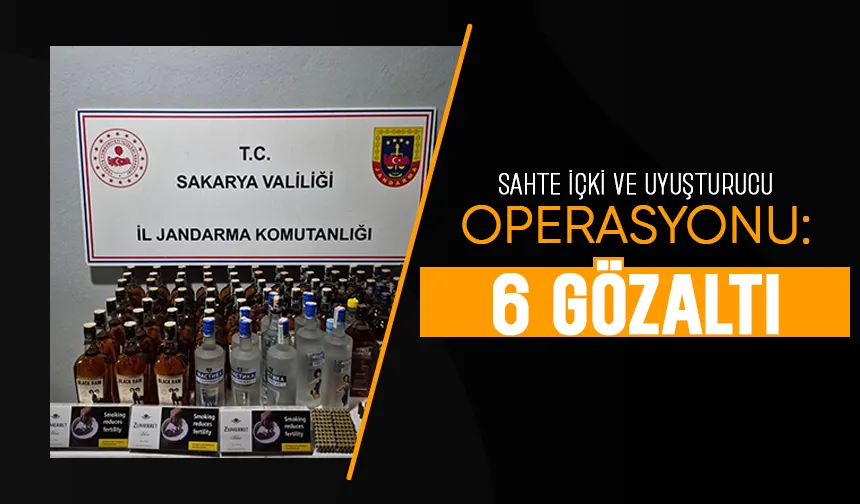 Sahte içki ve uyuşturucu operasyonu