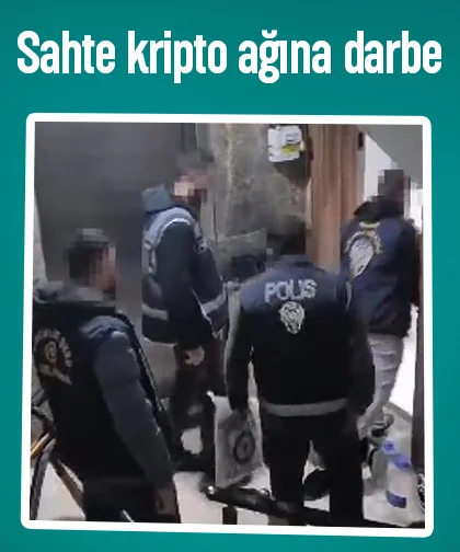Sahte kripto ağına darbe