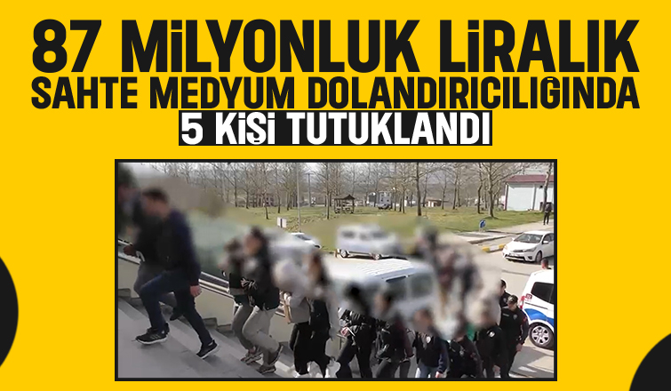 Sahte medyum operasyonu: 5 tutuklama