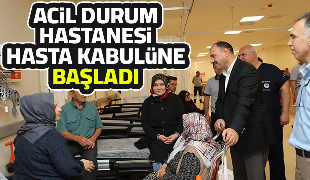 Sakarya Acil Durum Hastanesi hizmete girdi