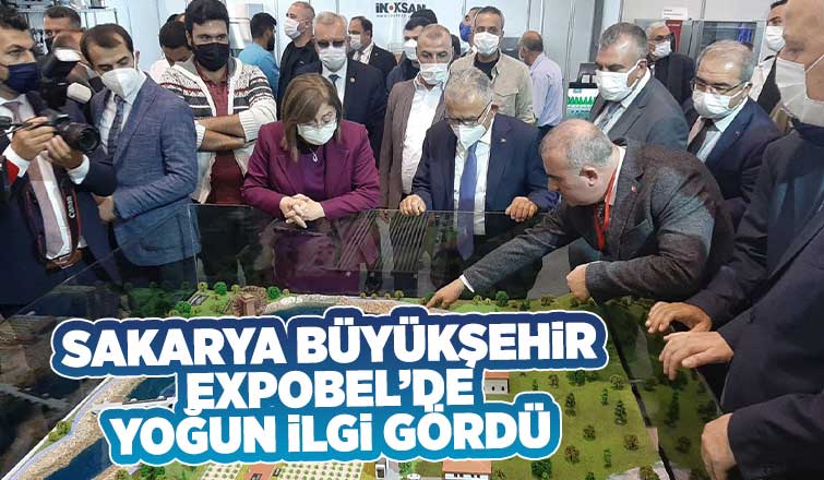 Sakarya Büyükşehir EXPOBEL’de yoğun ilgi gördü