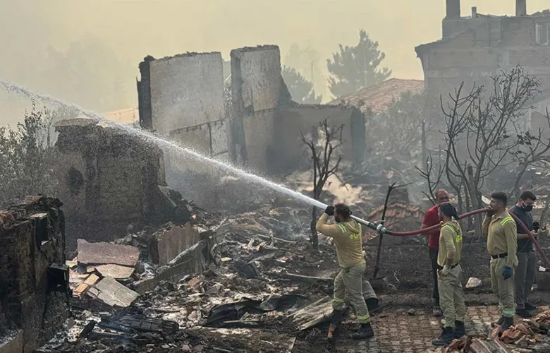 Sakarya'da 12 yapı yangınlarda zarar gördü
