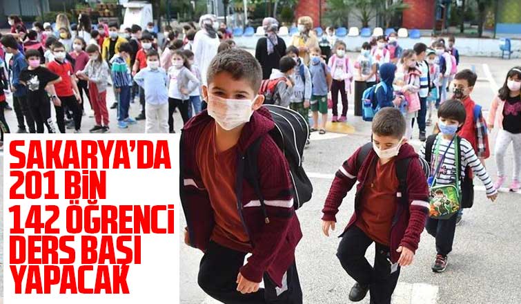 Sakarya'da 201 bin 142 öğrenci ders başı yapacak