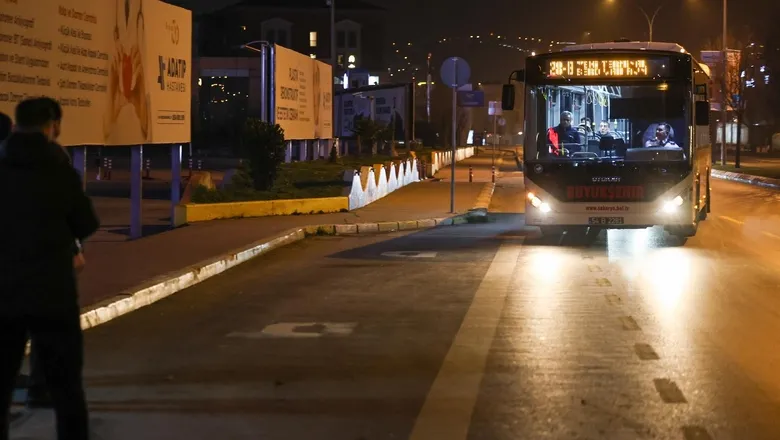 Sakarya'da 24 saat ulaşım dönemi başladı