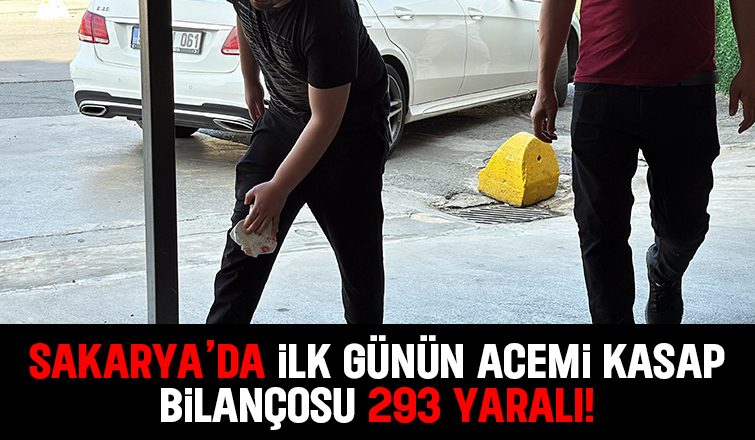 Sakarya'da 293 acemi kasap acillere başvurdu