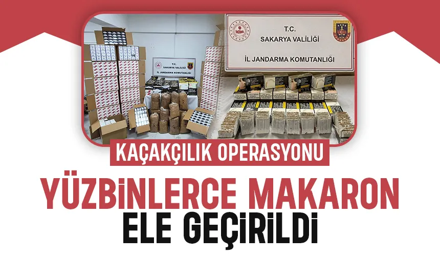 Sakarya'da 3 ilçede kaçakçılık operasyonu