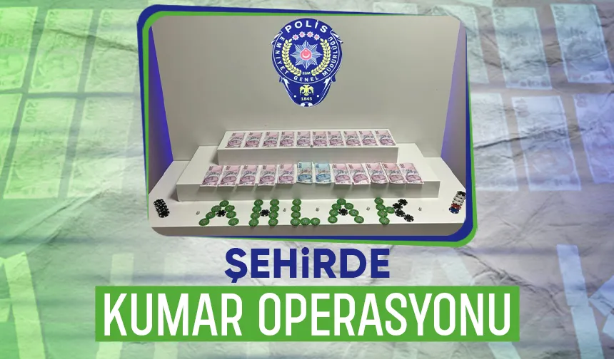 Sakarya'da 3 işyerine kumar baskını