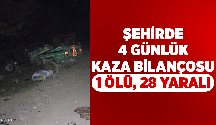 Sakarya'da 36 ayrı kazada bir kişi öldü, 28 kişi yaralandı