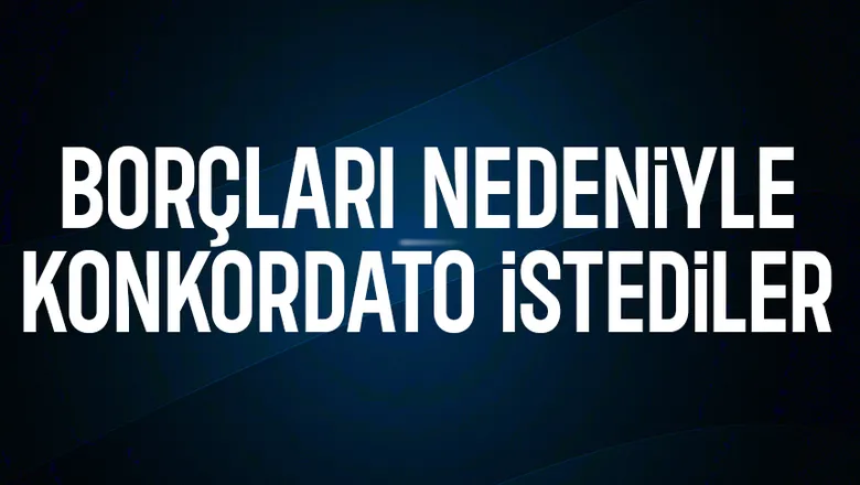Sakarya'da 4 isim için konkordato geçici mühlet kararı