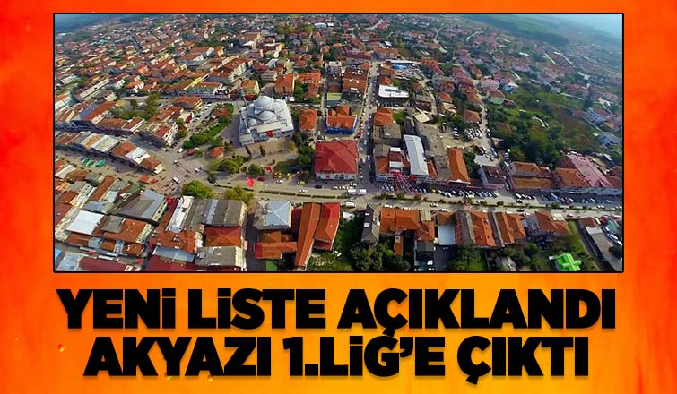 Sakarya'da 5 ilçe belediyesi 1. Lig'e çıktı