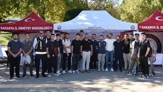 Sakarya'da 5 üniversiteliye güvenlik bilinci kazandırıldı