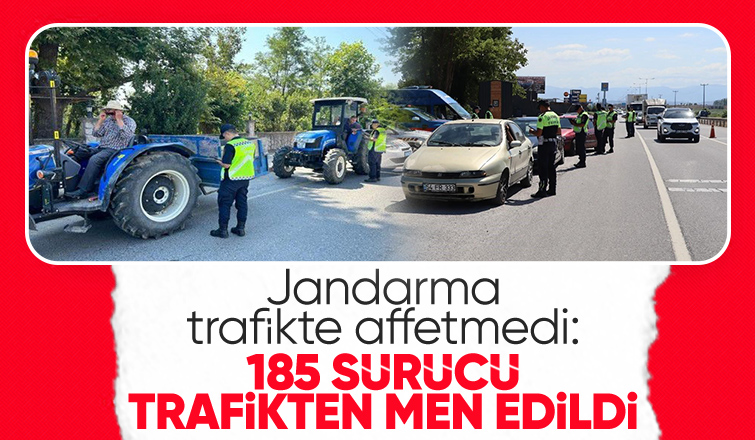 Sakarya'da 622 araç trafikten men edildi