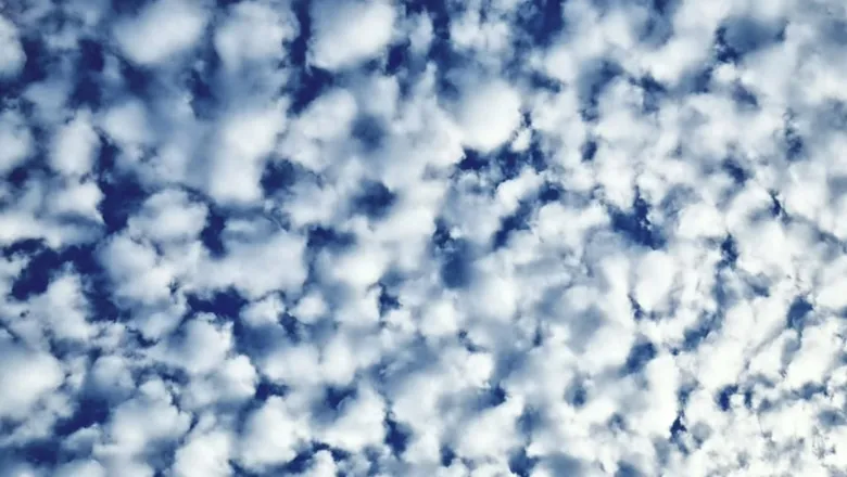 Sakarya'da Altokümülüs bulutları oluştu