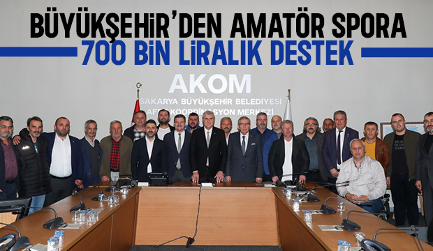 Sakarya'da Amatör Spora 700 Bin Liralık Destek
