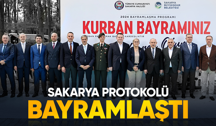 Sakarya'da bayramlaşma töreni