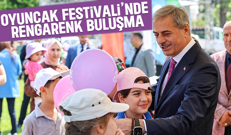 Sakarya'da çocuklar oyuncak festivalinde buluştu