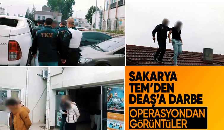 Sakarya'da DEAŞ operasyonu: 12 gözaltı
