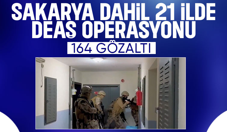 Sakarya'da DEAŞ operasyonu