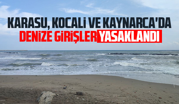 Sakarya'da denize girmek yasaklandı