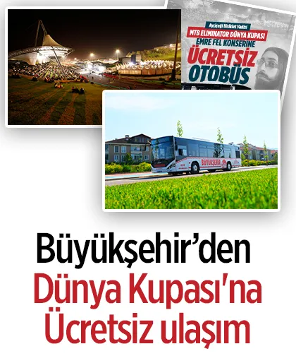 Sakarya'da Dünya Kupası'na ücretsiz ulaşım