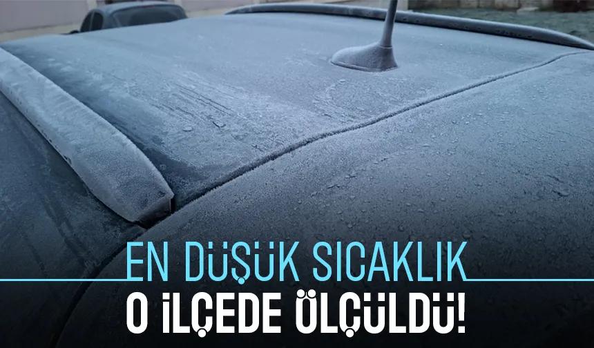Sakarya'da en düşük sıcaklık eksi 3.7 dereceyi gördü