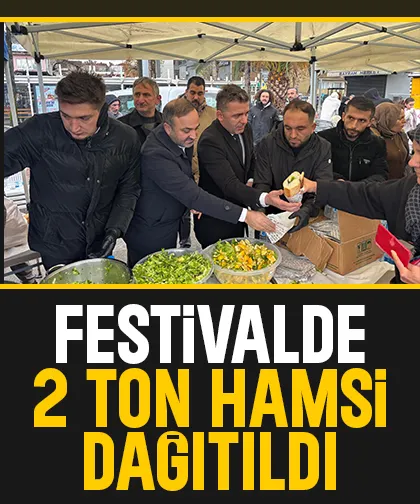 Sakarya'da hamsi festivali
