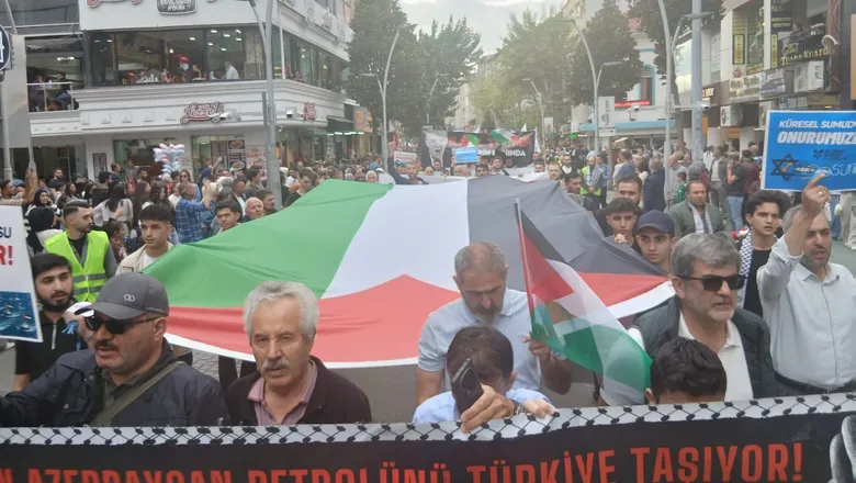 Sakarya'da İsrail protestosu