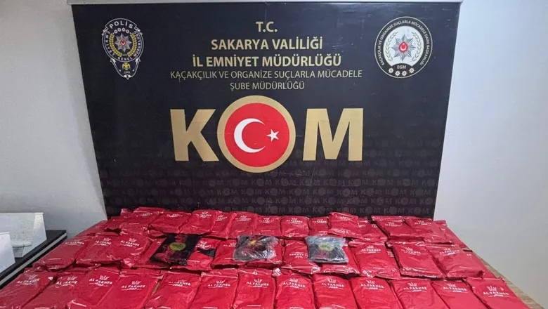 Sakarya'da kaçakçılık operasyonu: 5 gözaltı