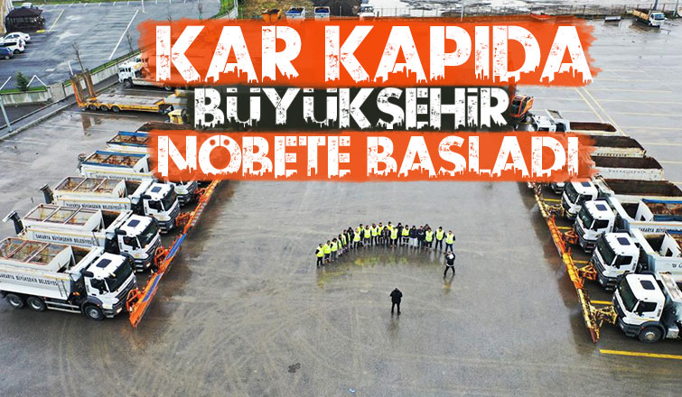 Sakarya'da kar alarmı