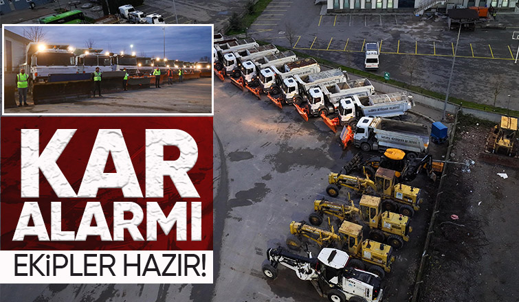 Sakarya da kar yağışı için ekipler hazır