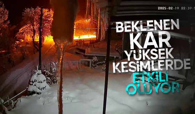 Sakarya'da kar yağışı