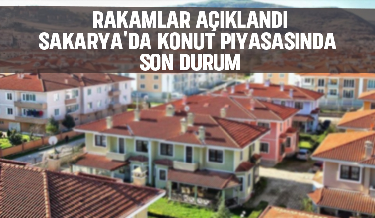 Sakarya'da konut satış rakamları açıklandı