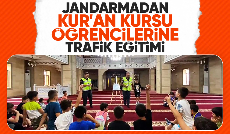 Sakarya'da Kur'an Kursu öğrencilerine trafik eğitimi