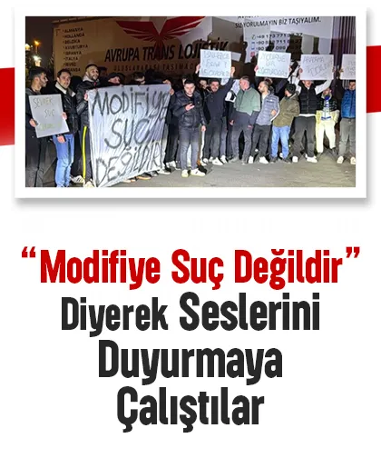 Sakarya'da modifiye tutkunları seslerini duyurmaya çalıştı