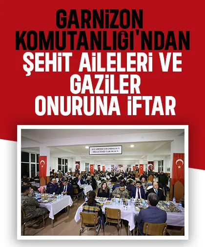Sakarya'da şehit aileleri ve gaziler onuruna iftar