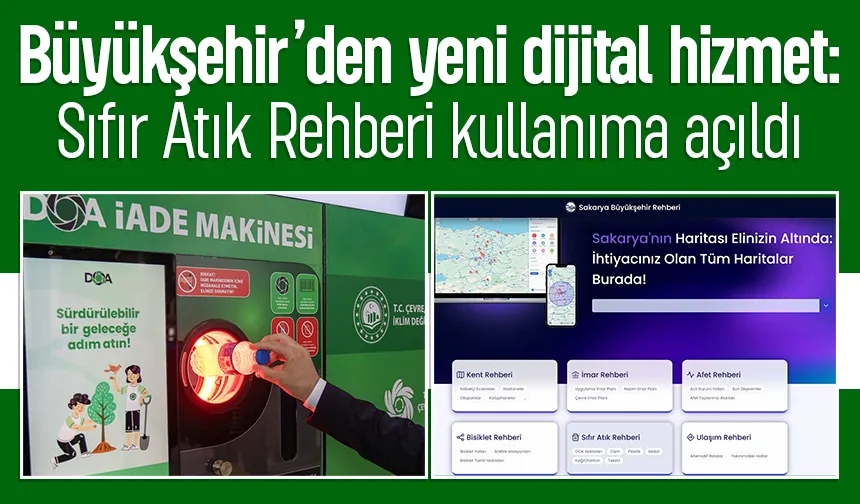 Sakarya'da Sıfır Atık Rehberi kullanıma açıldı
