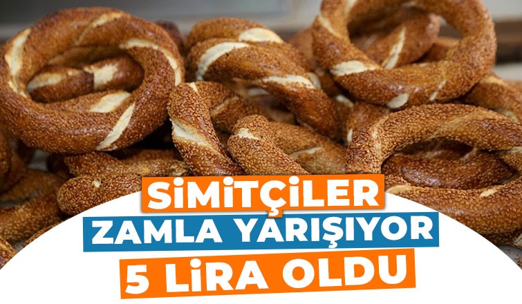 Sakarya'da simit 5 lira oldu