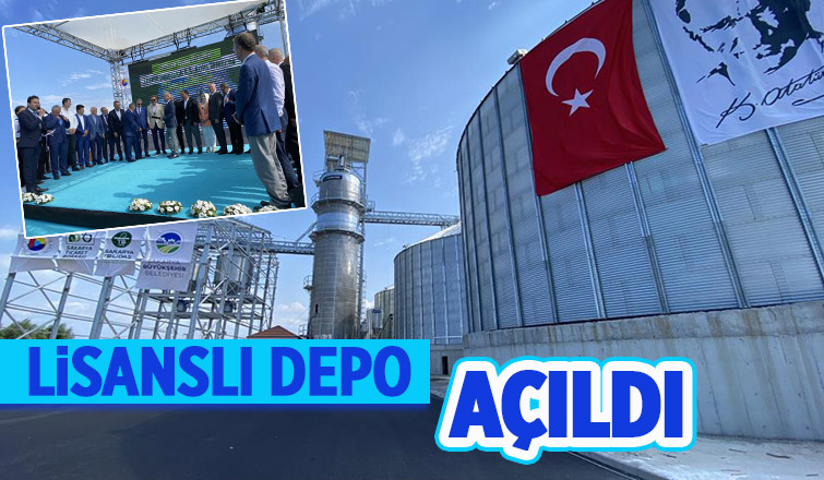 Sakarya'da tarım ürünleri lisanslı depo açıldı