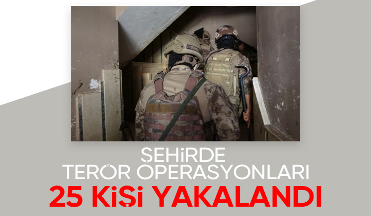 Sakarya'da terör operasyonları