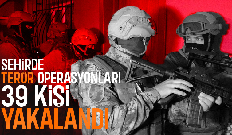 Sakarya'da terör operasyonları